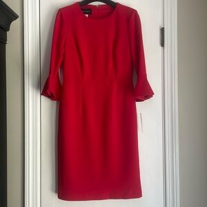 NWT Donna Morgan Bell Sleeve Sheath Dress Size 2